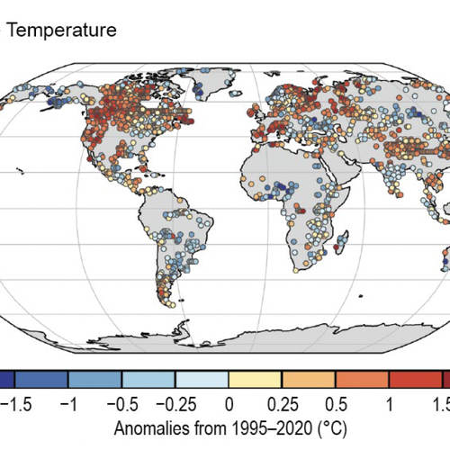 Lake surface water temperature from BAMS 2023